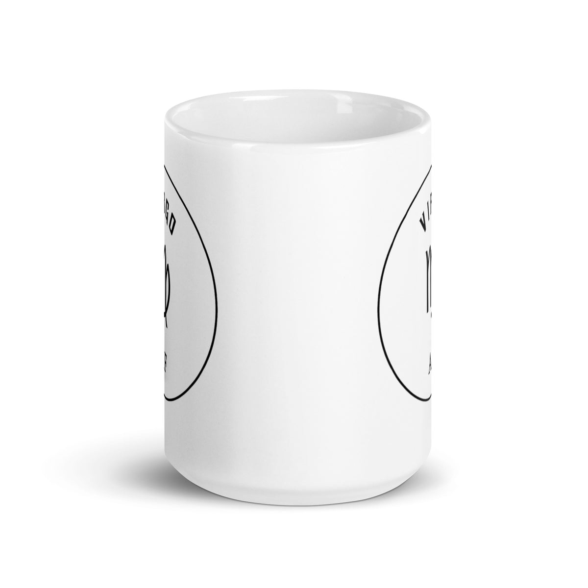 Virgo AF White Glossy Mug
